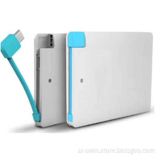 High Quality Li Polymer Protable Credit Card Mobile Power Bank